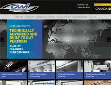 Tablet Screenshot of cwimachinery.com